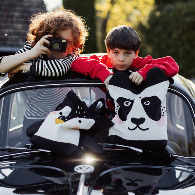 Kids' Panda Backpack – Fun & Durable for Outdoor Adventures by Muni at www.brixbailey.com