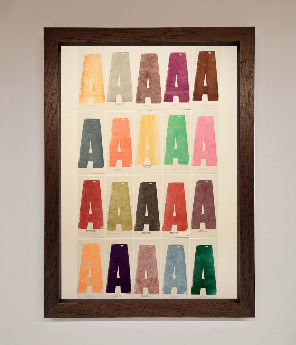 Framed Colour Poster Art Print