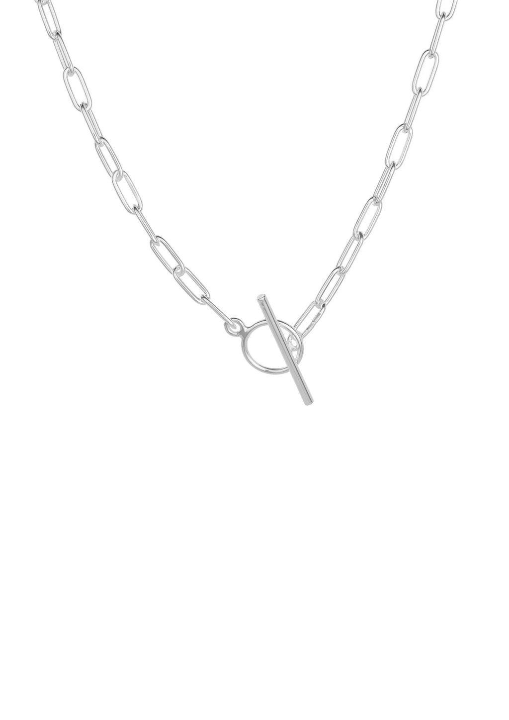 Sterling Silver Choker Necklace - Sustainable & Handmade with Heart Design and Warranty by NO MORE at www.brixbailey.com