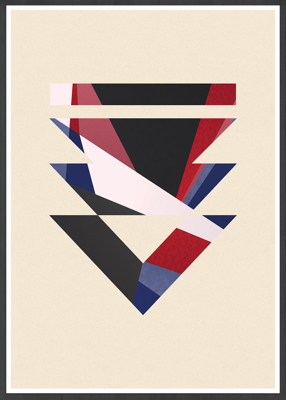 Paris Has Fallen Minimal Geometric Print