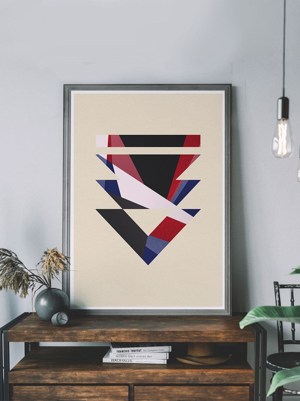Paris Has Fallen Minimal Geometric Print