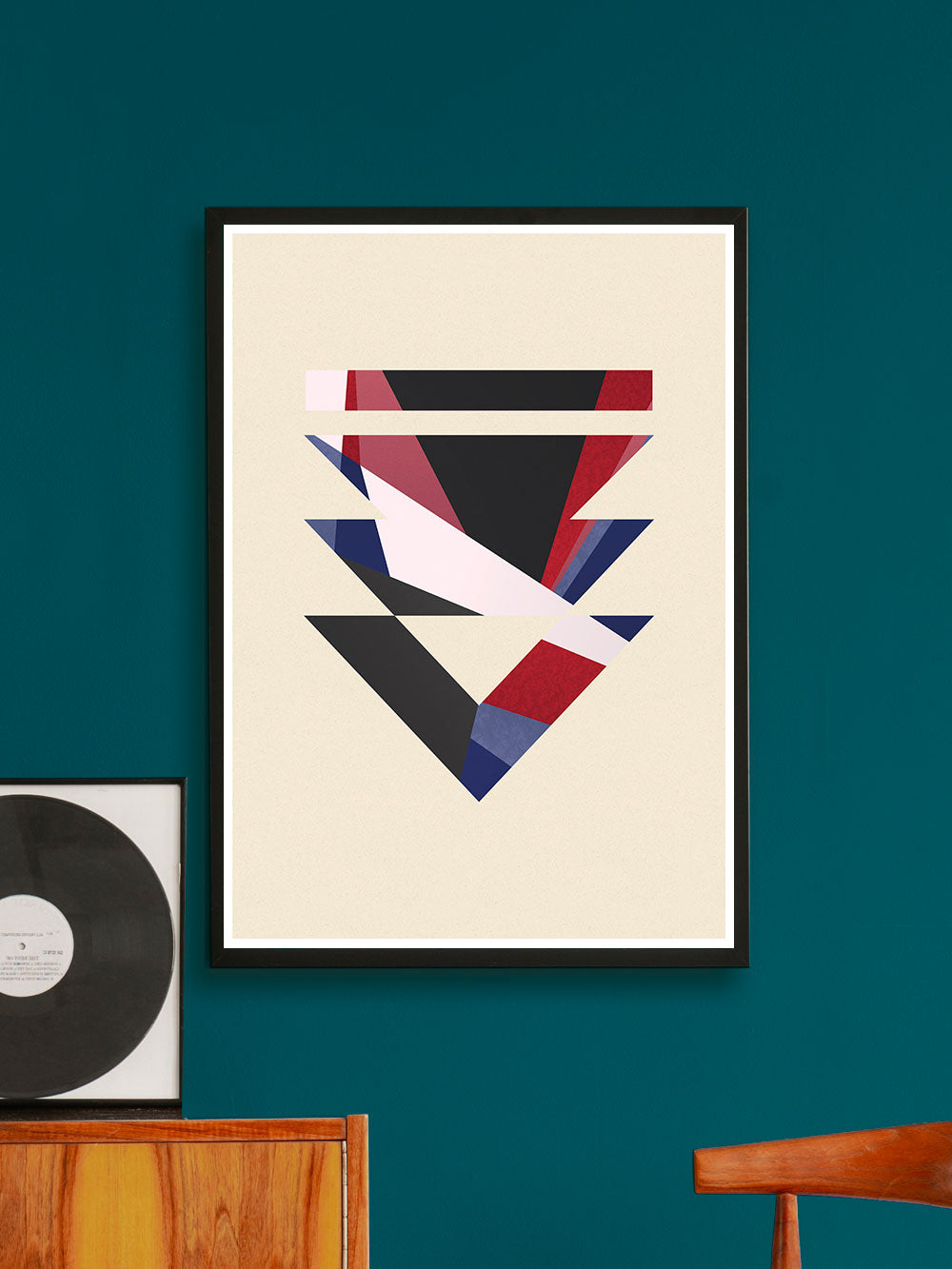 Paris Has Fallen Minimal Geometric Print