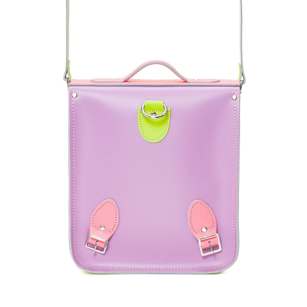 Pastel Kaleidoscope Leather City Backpack