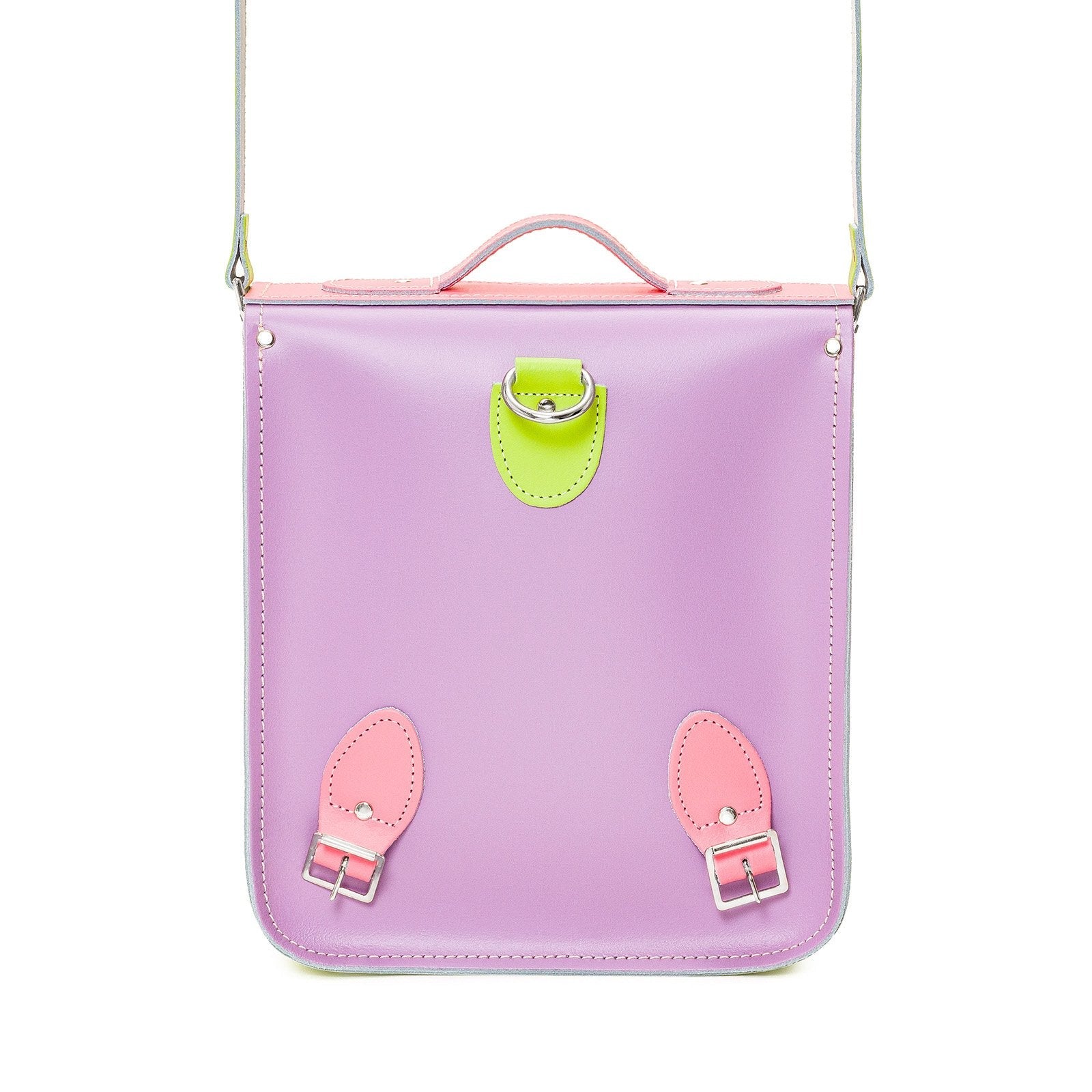 Pastel Kaleidoscope Leather City Backpack