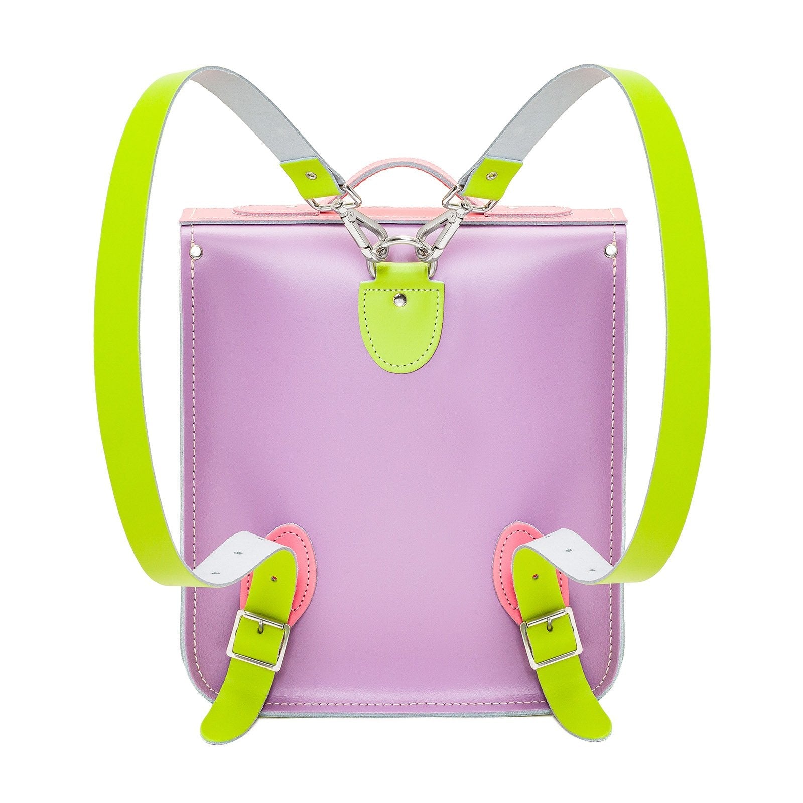 Pastel Kaleidoscope Leather City Backpack
