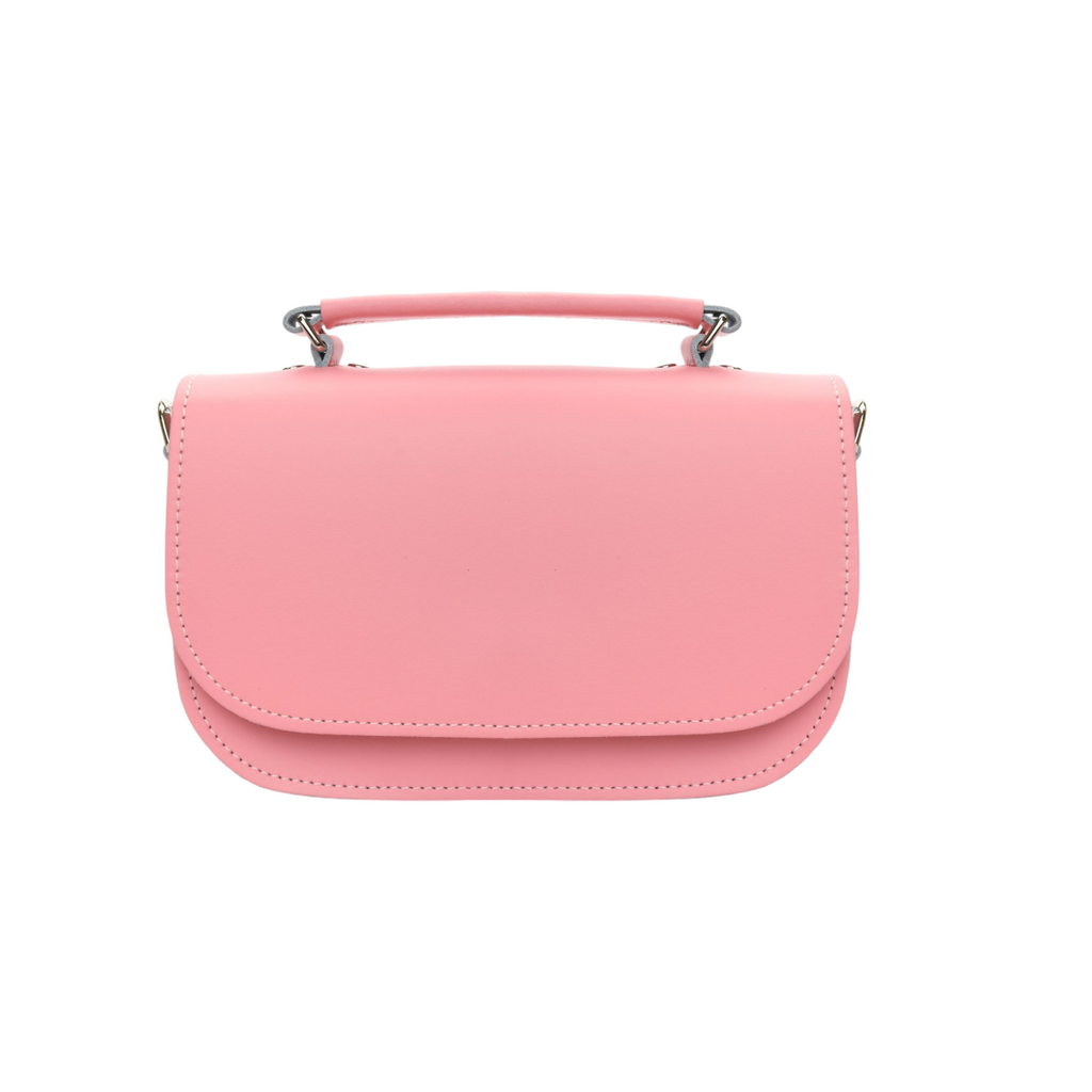 Aura Handmade Leather Bag in Pastel Pink - Pre-order Jan 2026 Delivery