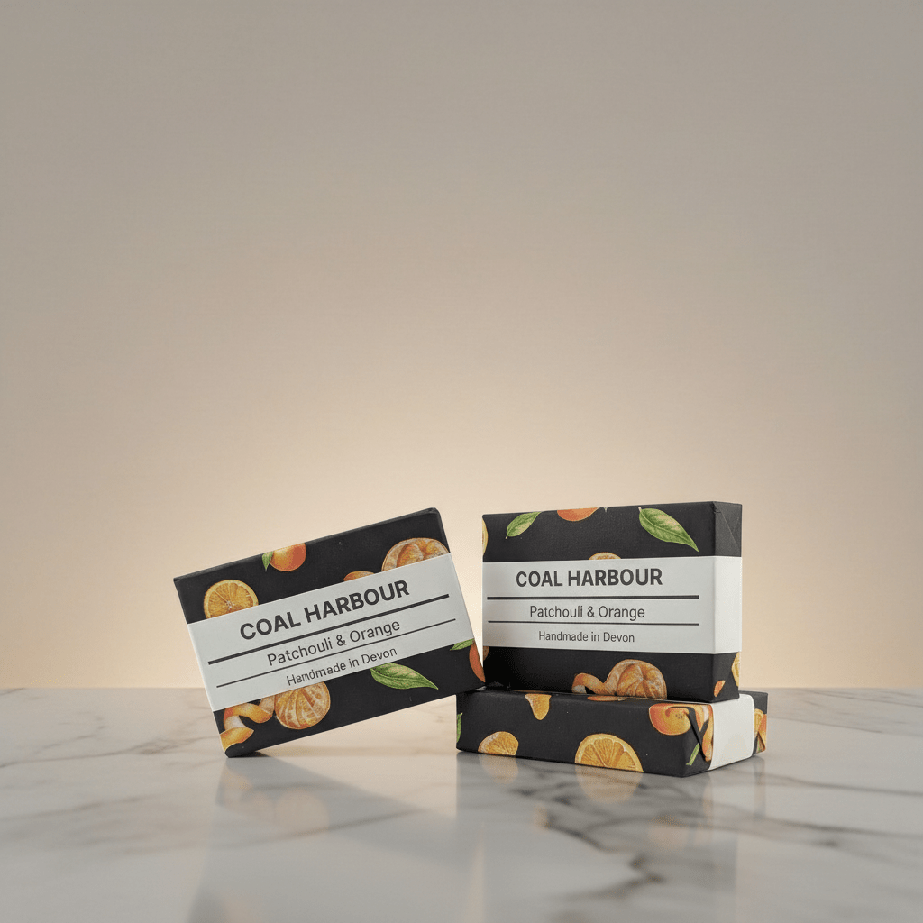 Patchouli and Orange Charcoal Soap Bar 100g