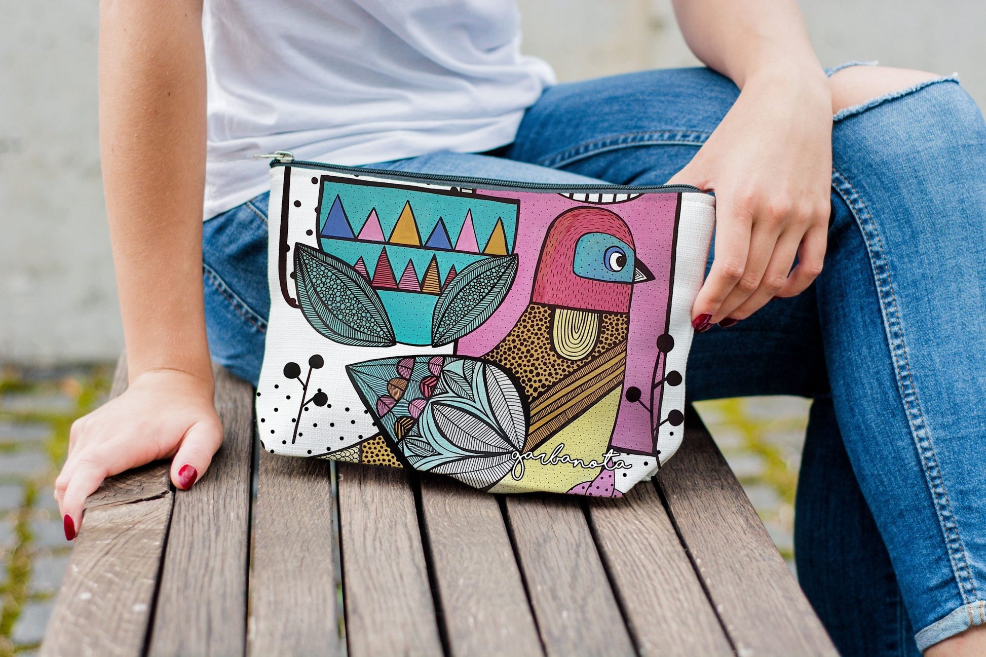 Garbanota Makeup Bags – Artistic, Versatile & Durable by Garbanota at www.brixbailey.com