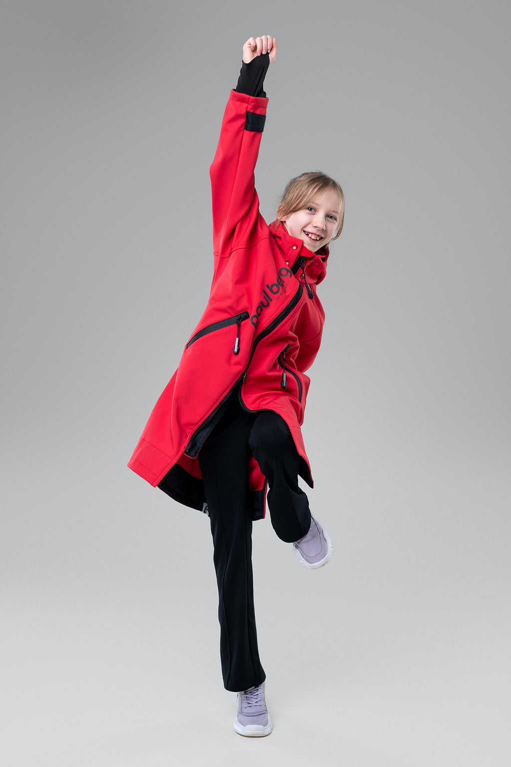 Paul Light Kids Outdoor Robe - Red