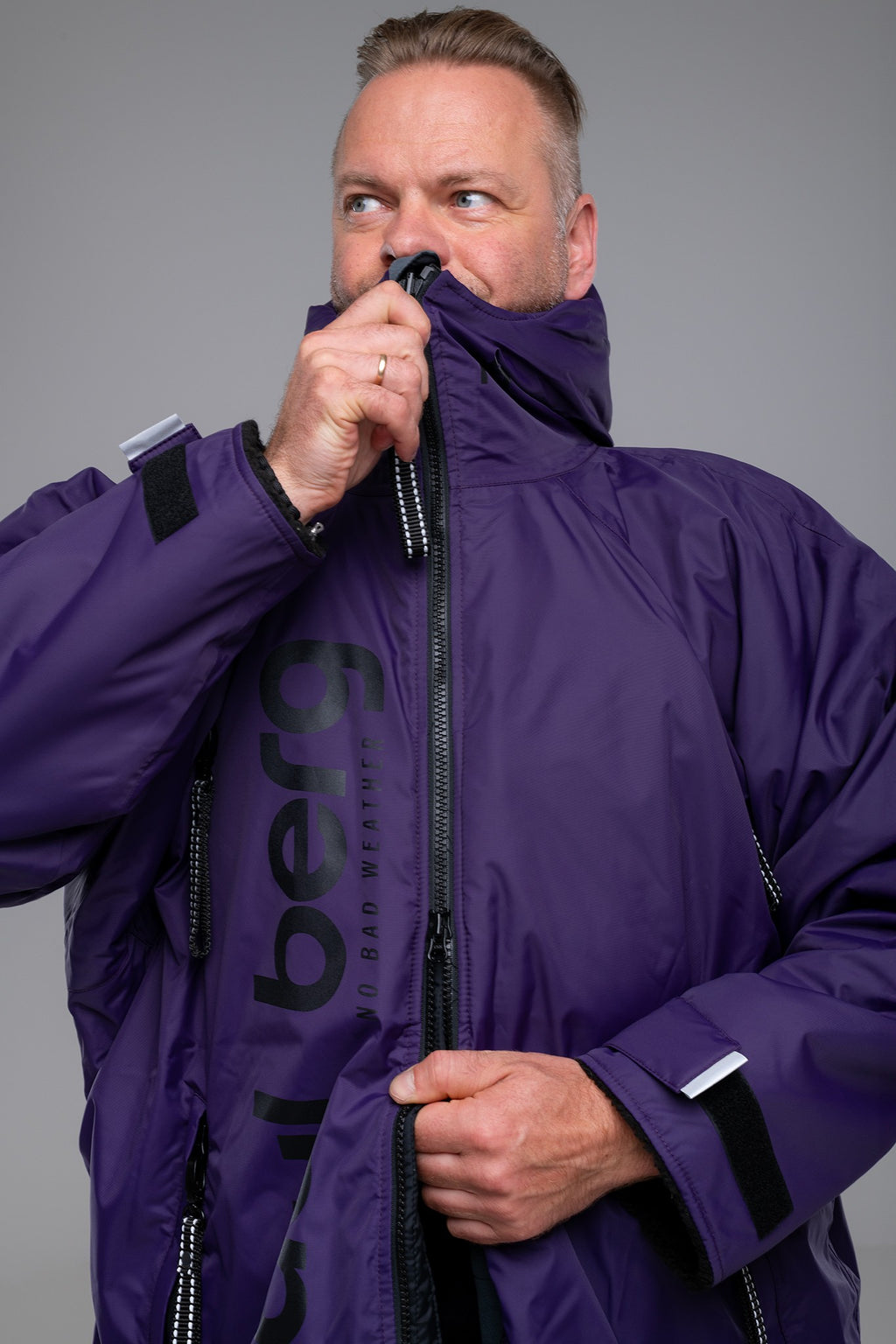 Paul Nordic Changing Robe - Dark Violet