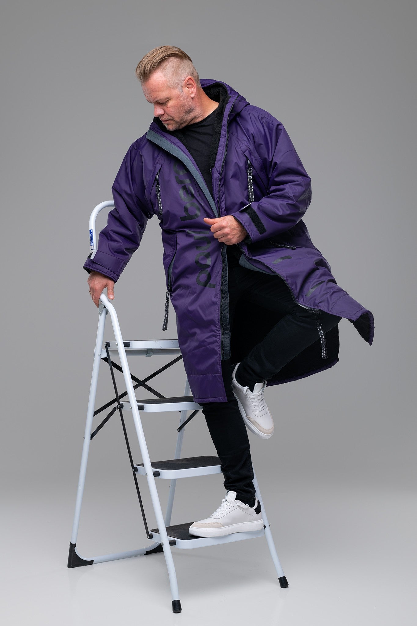 Paul Nordic Changing Robe - Dark Violet