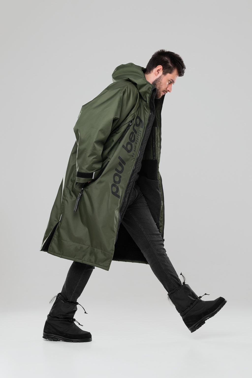 Paul Nordic Changing Robe - Olive Green