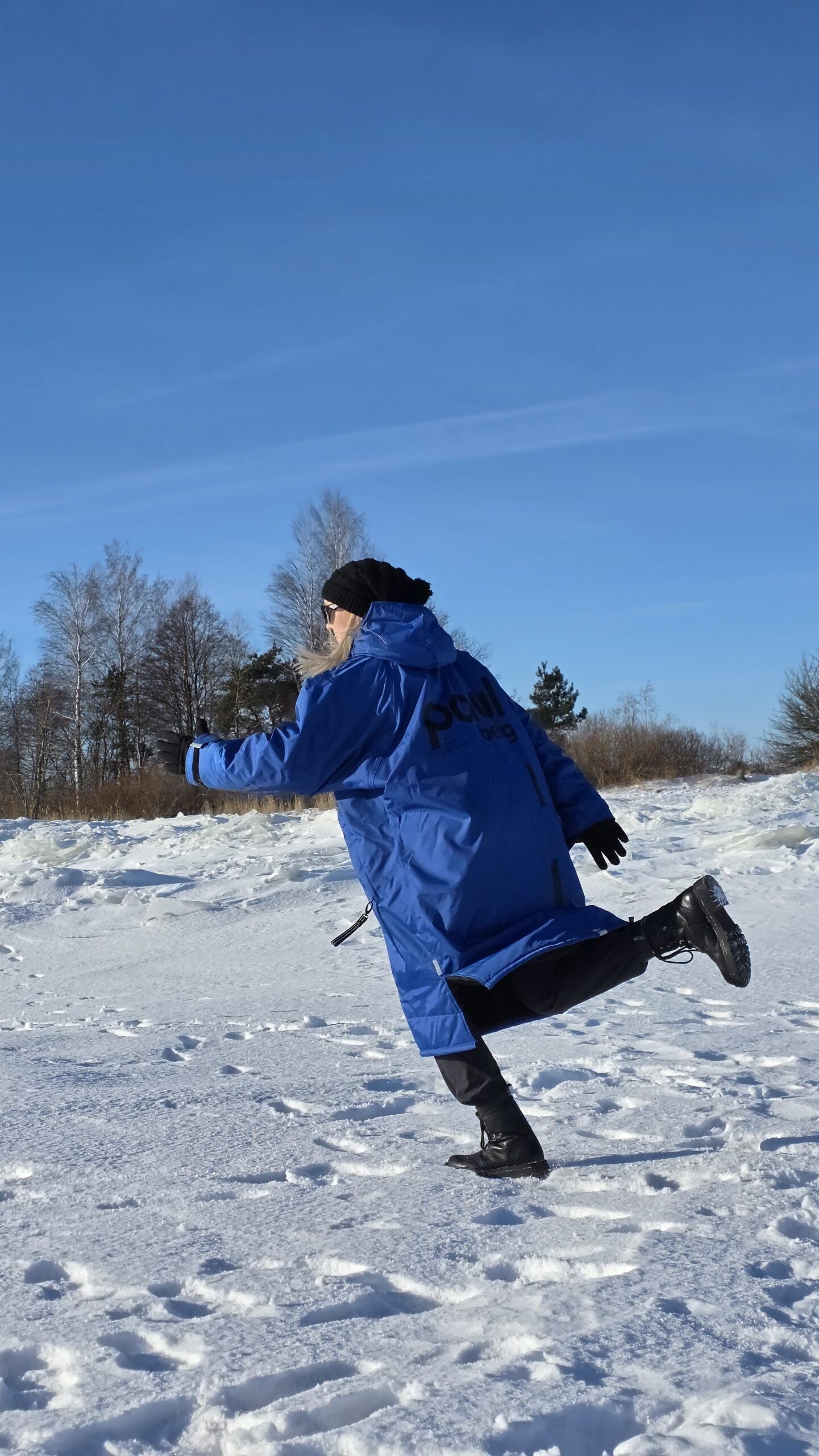 Paul Nordic Changing Robe - Royal Blue