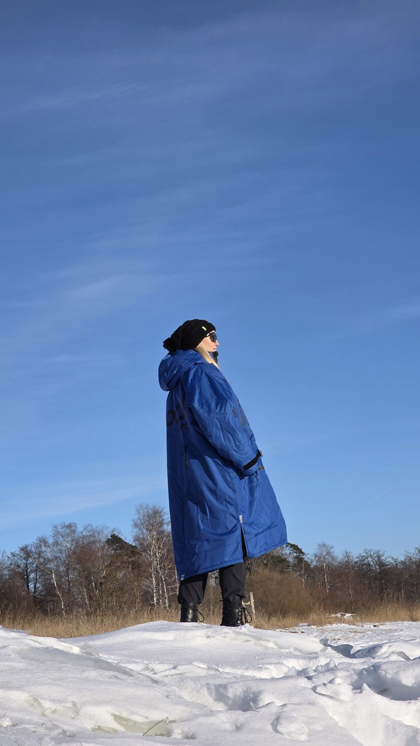 Paul Nordic Changing Robe - Royal Blue