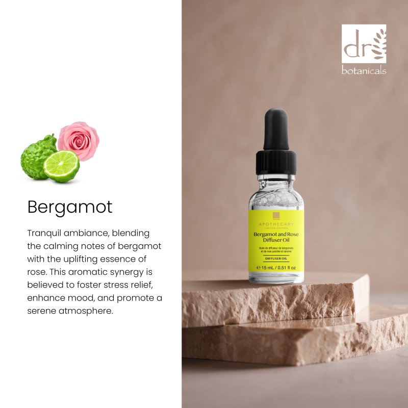 Bergamot and Rose Diffuser Oil 15ml