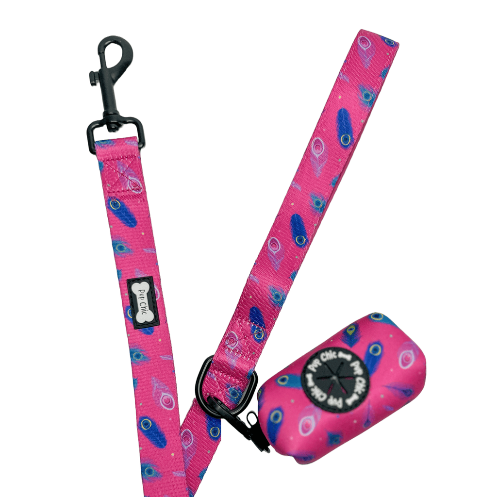 Pink Peacock Power 5ft Dog Lead