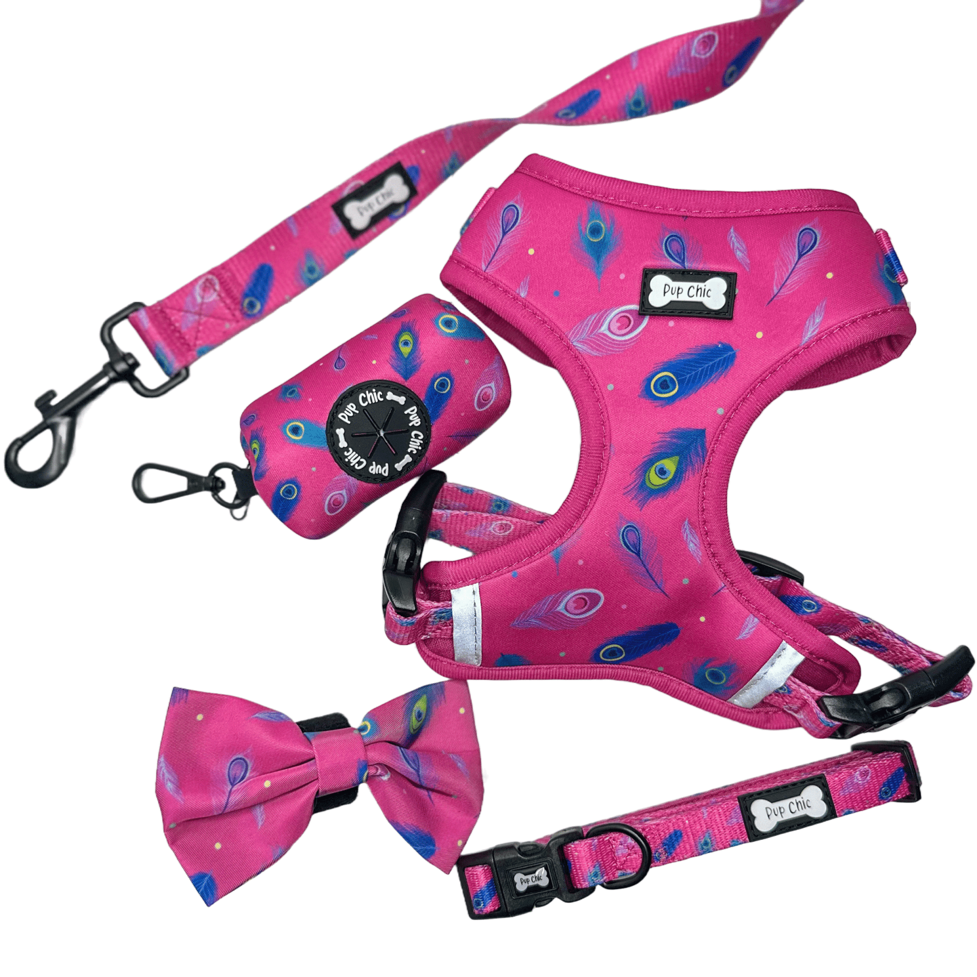 Pink Peacock Power 5ft Dog Lead