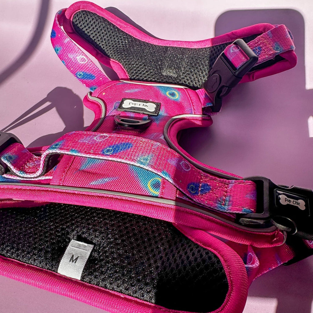Peacock Power Tactical Dog Harness