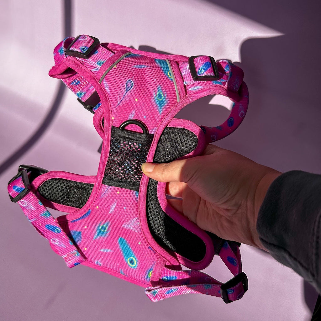 Peacock Power Tactical Dog Harness