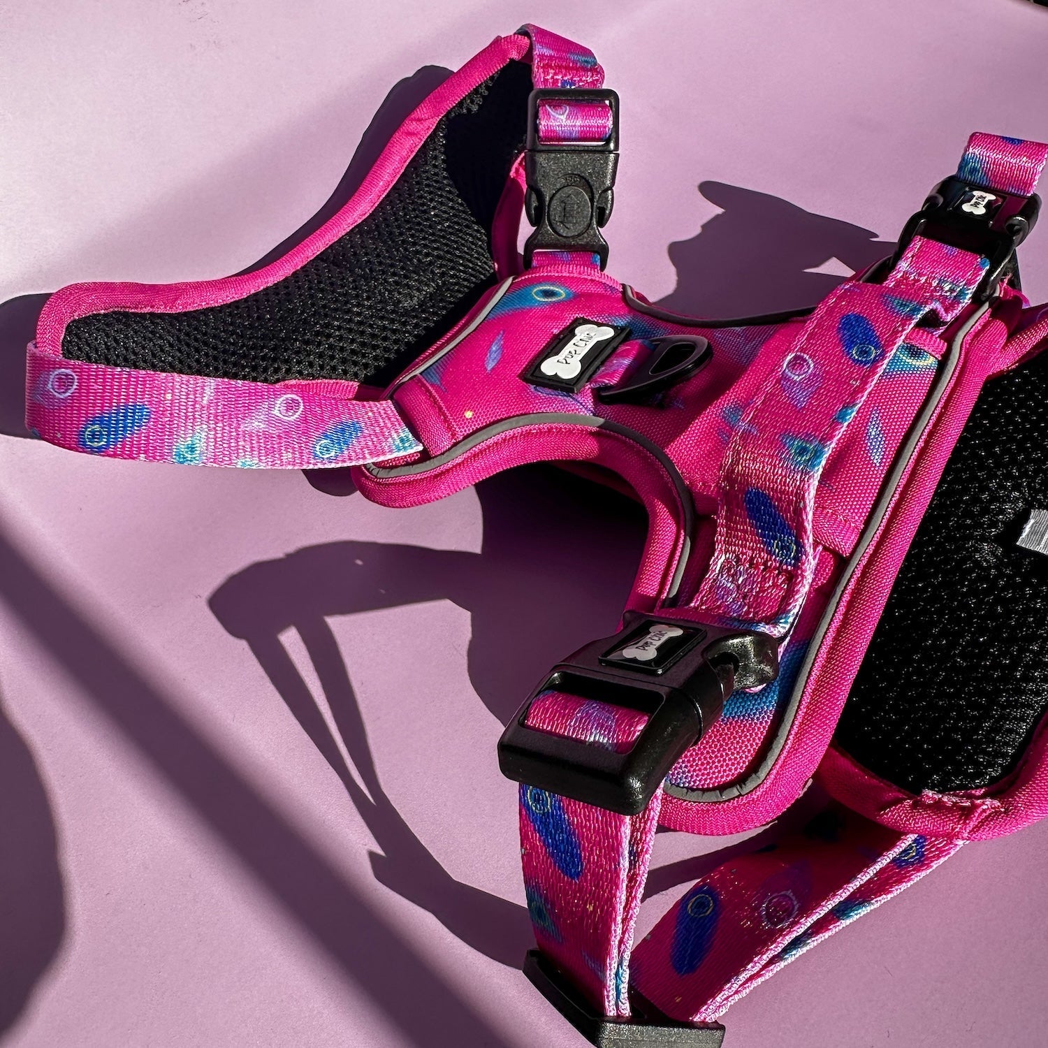 Peacock Power Tactical Dog Harness