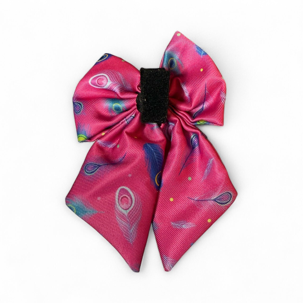 Peacock Power Sailor Bow in Pink