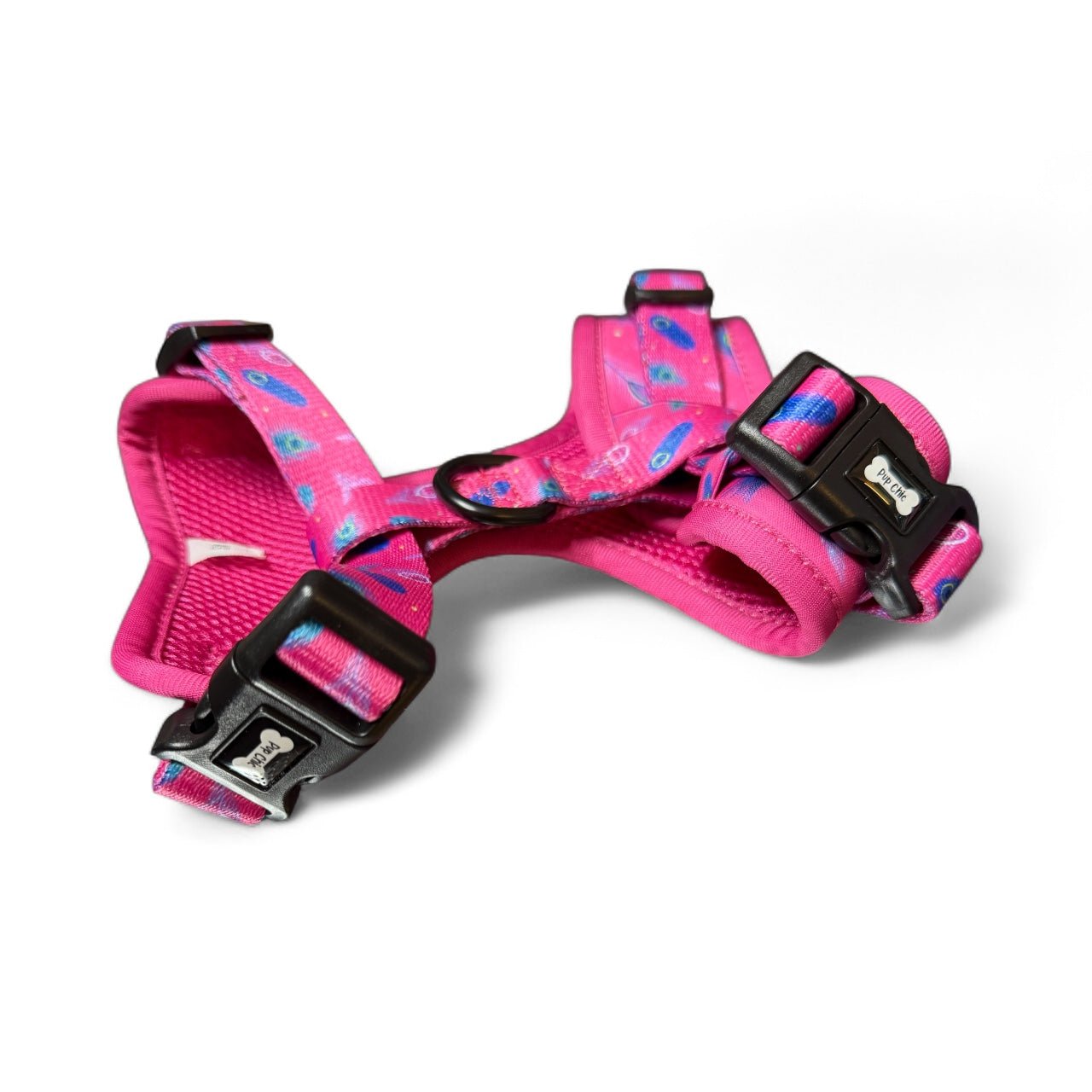 Peacock Power Step In Adjustable Harness for Small Dogs and Puppies