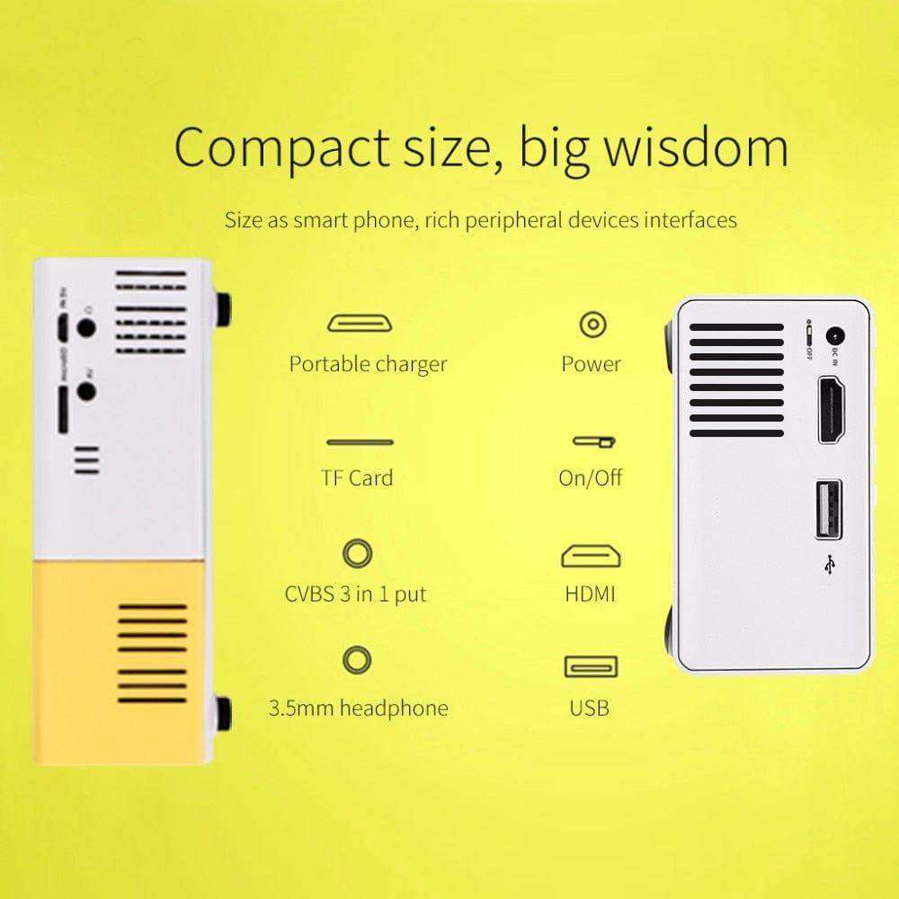 Portable Mini Projector for Home Cinema