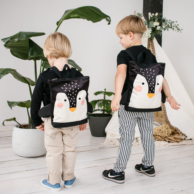 PENGUIN Kids Backpack – Playful & Practical Outdoor Companion by Muni at www.brixbailey.com