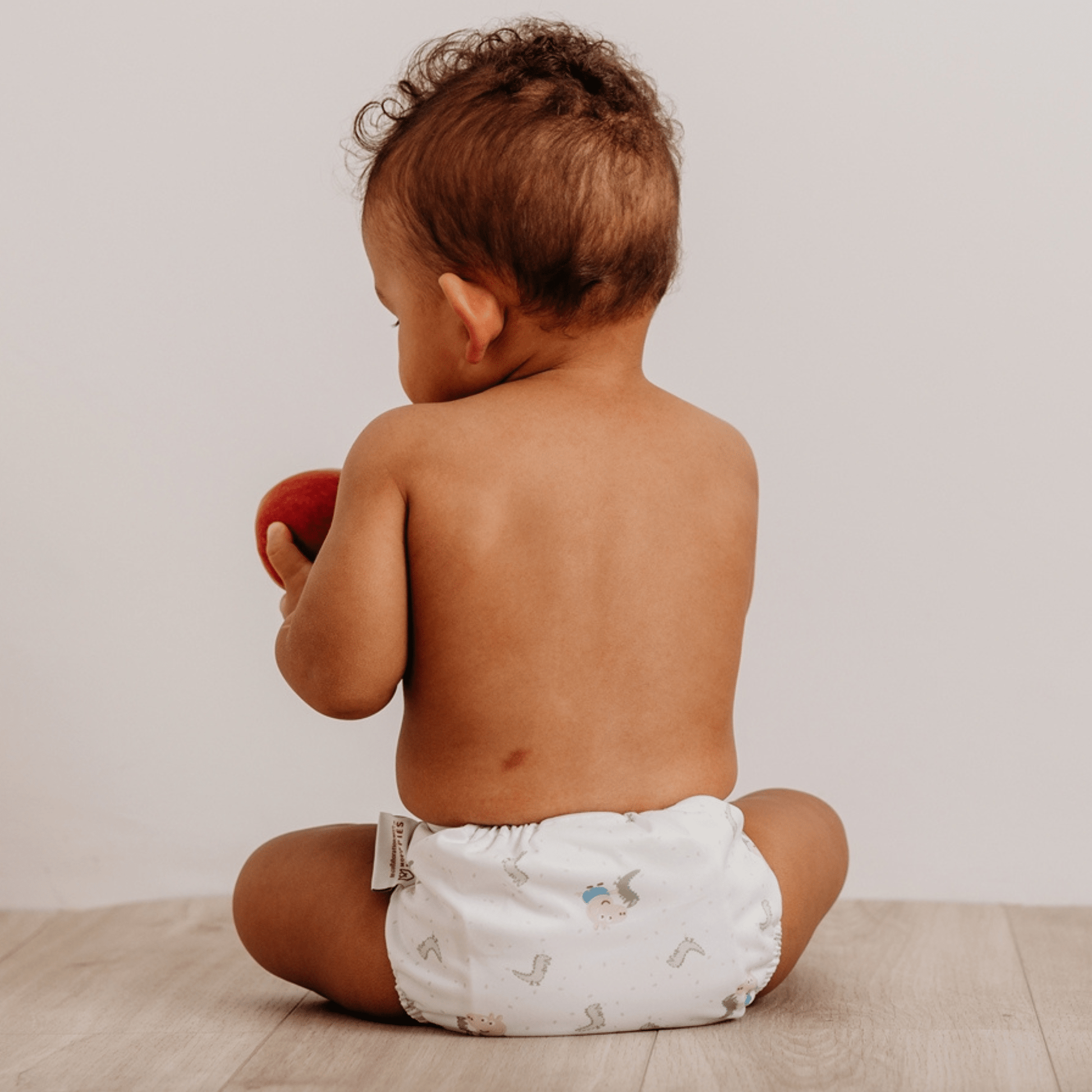 Peppa Pig One Size Reusable Cloth Nappy George and Mr Dinosaur White