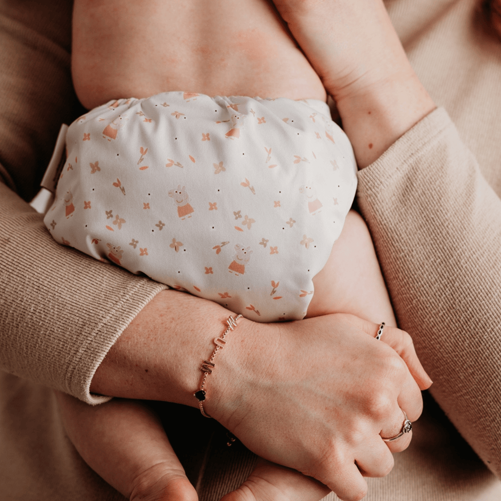 Peppa Pig One Size Reusable Cloth Nappy in Floral