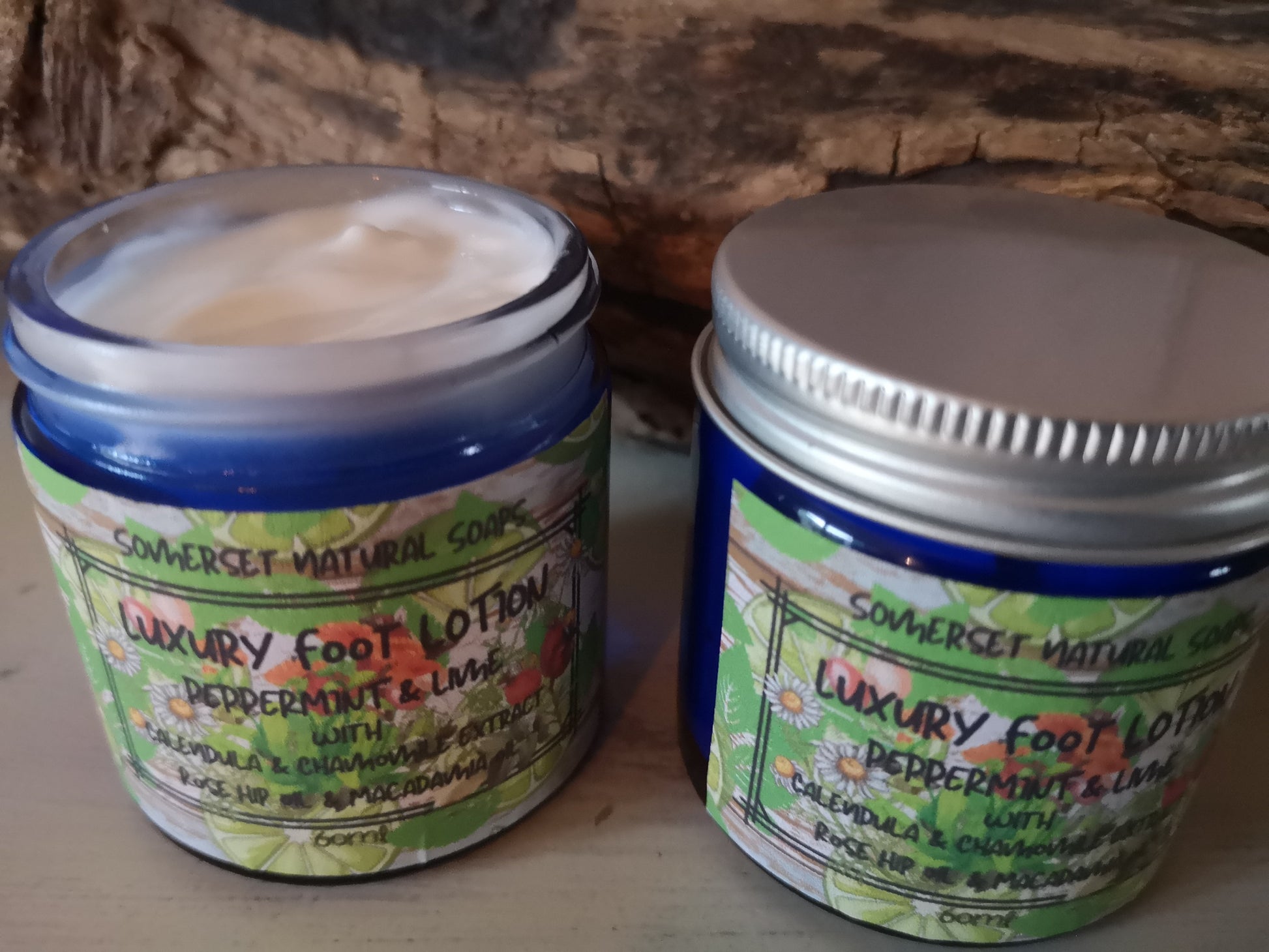 Luxury Foot Lotion Peppermint and Lime