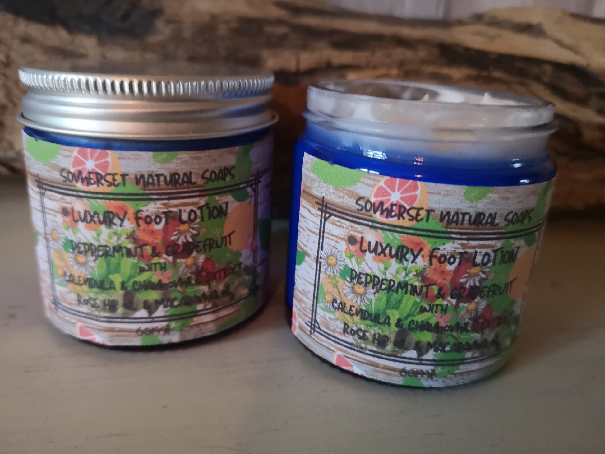 Luxury Foot Lotion Peppermint and Grapefruit