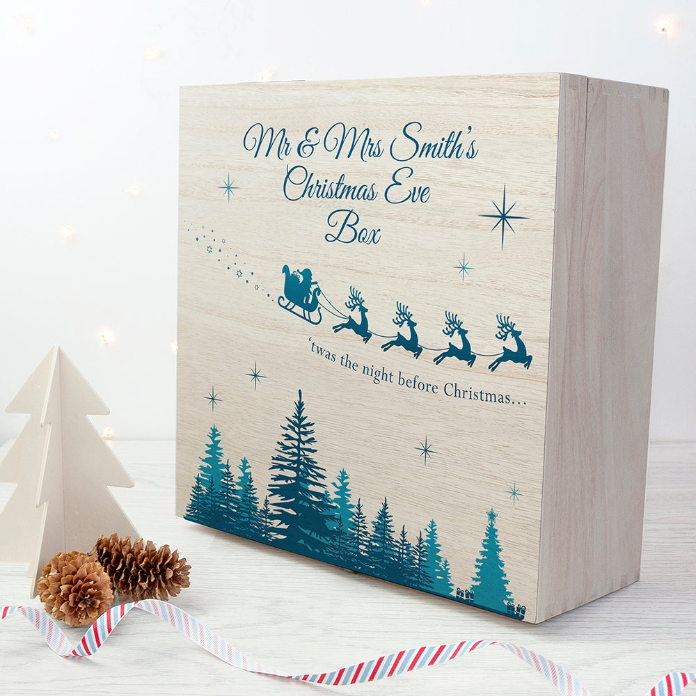 Personalised Twas The Night Before Christmas Box