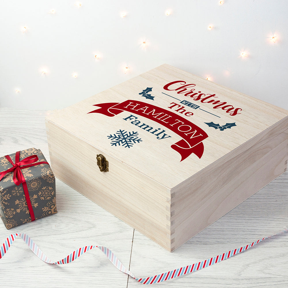 Personalised Family Christmas Eve Box
