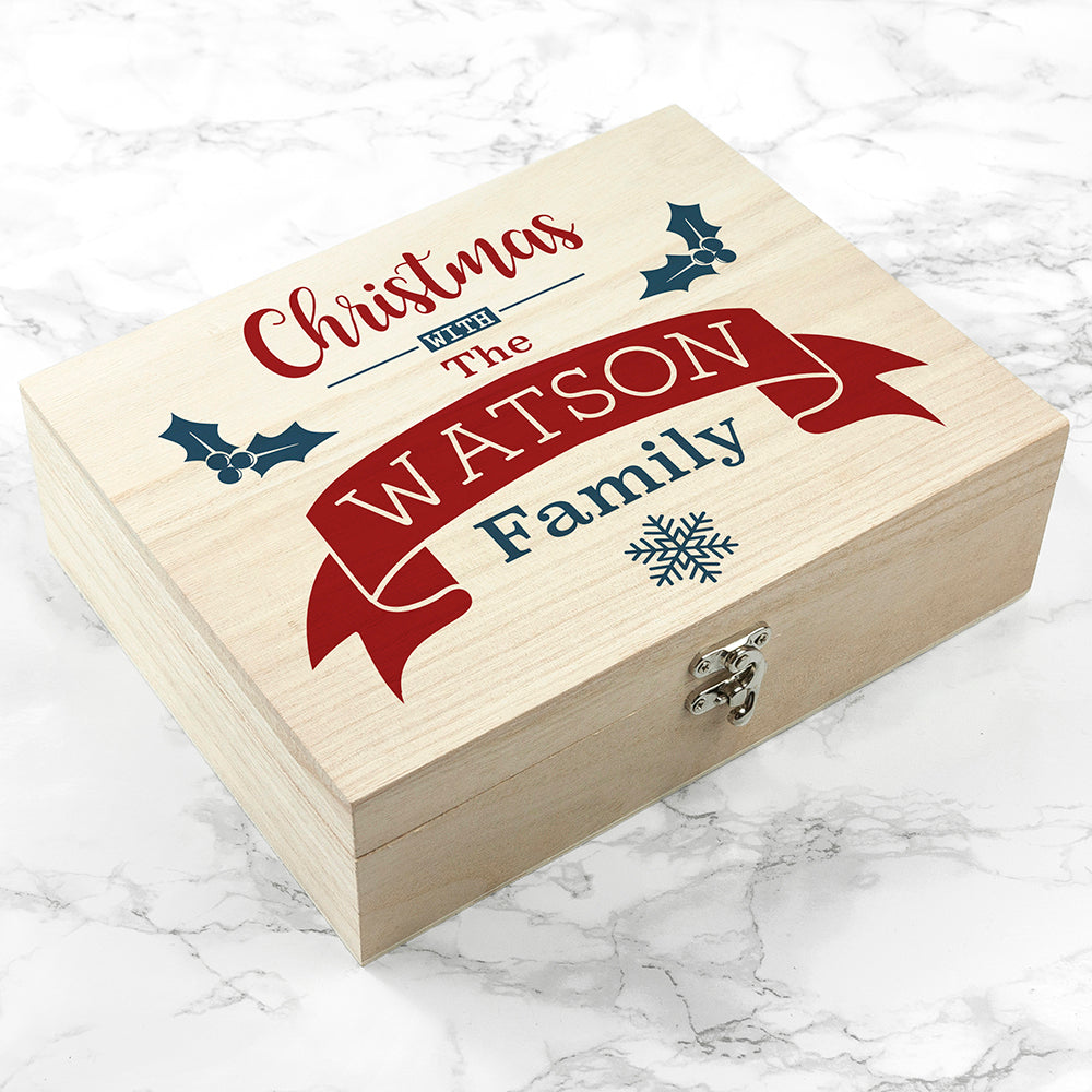 Personalised Family Christmas Eve Box