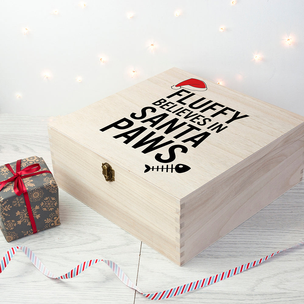 Personalised Pet Santa Paws Christmas Eve Box