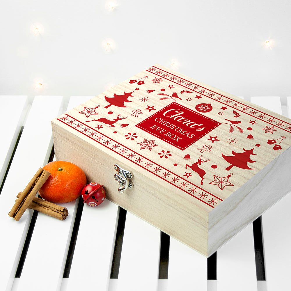 Personalised Festive Scandi Christmas Eve Box