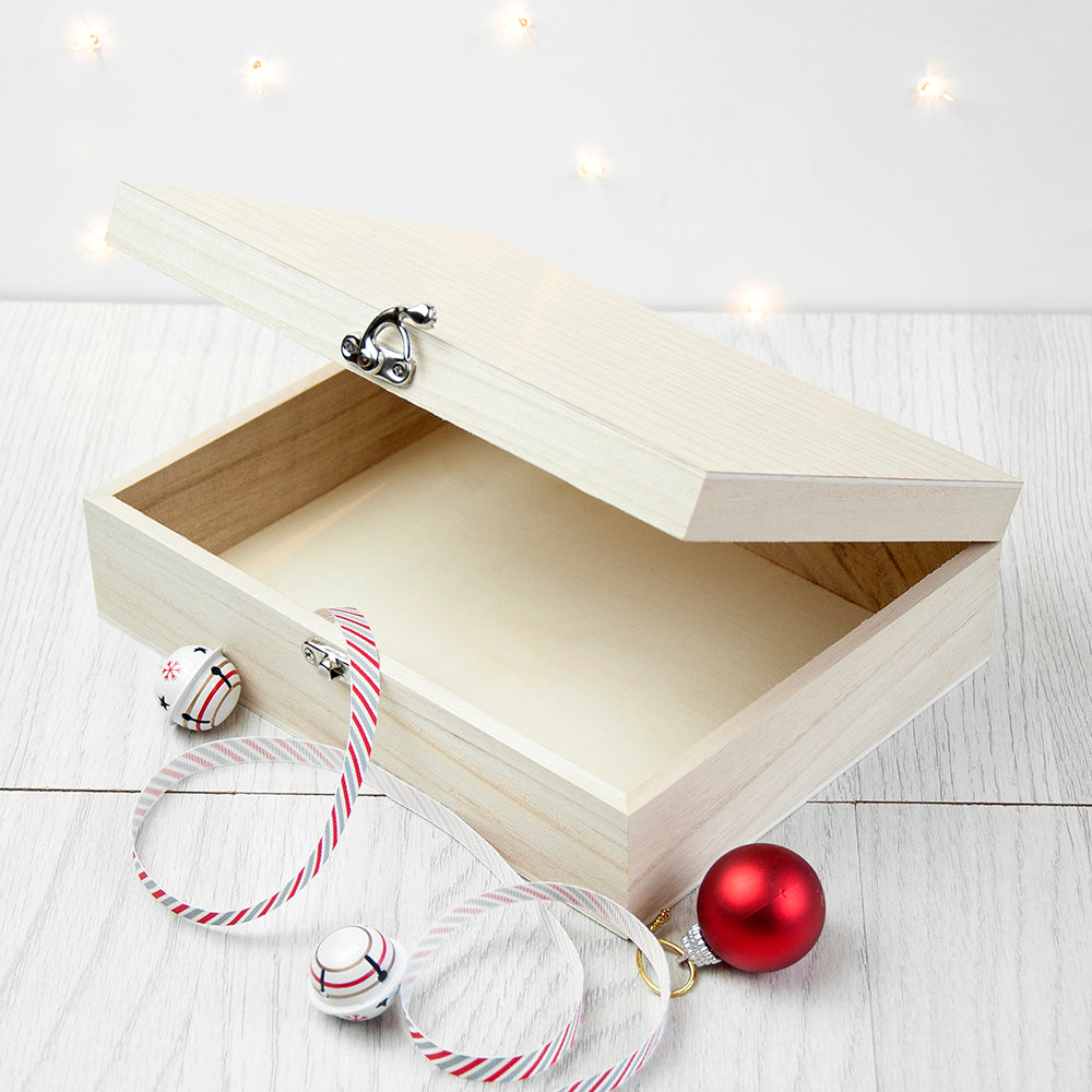 Personalised Snowflake Christmas Eve Box