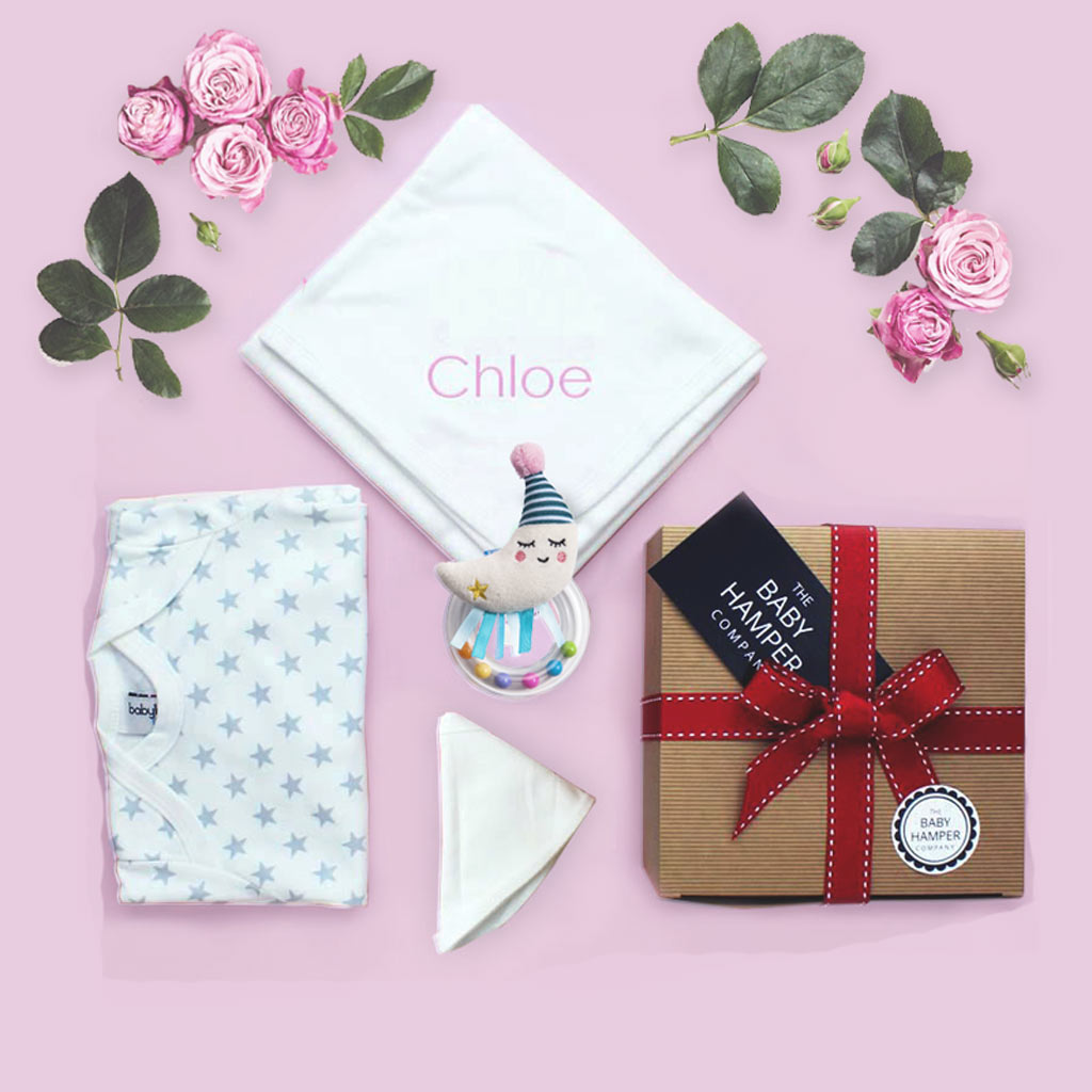 Personalised Baby Girl Gift Box Large