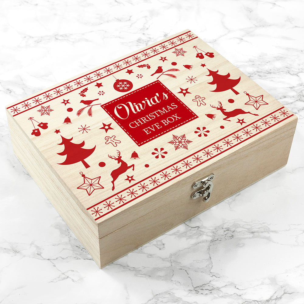 Personalised Festive Scandi Christmas Eve Box