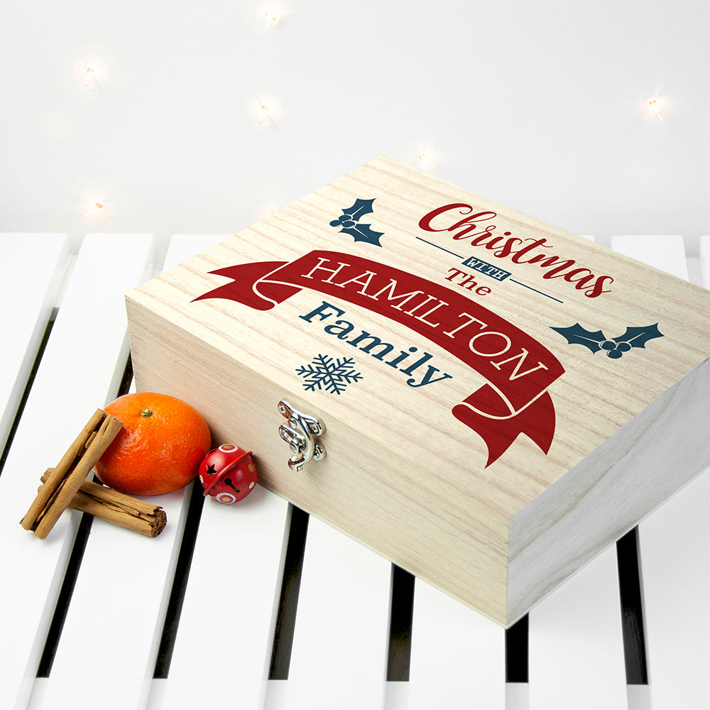 Personalised Family Christmas Eve Box
