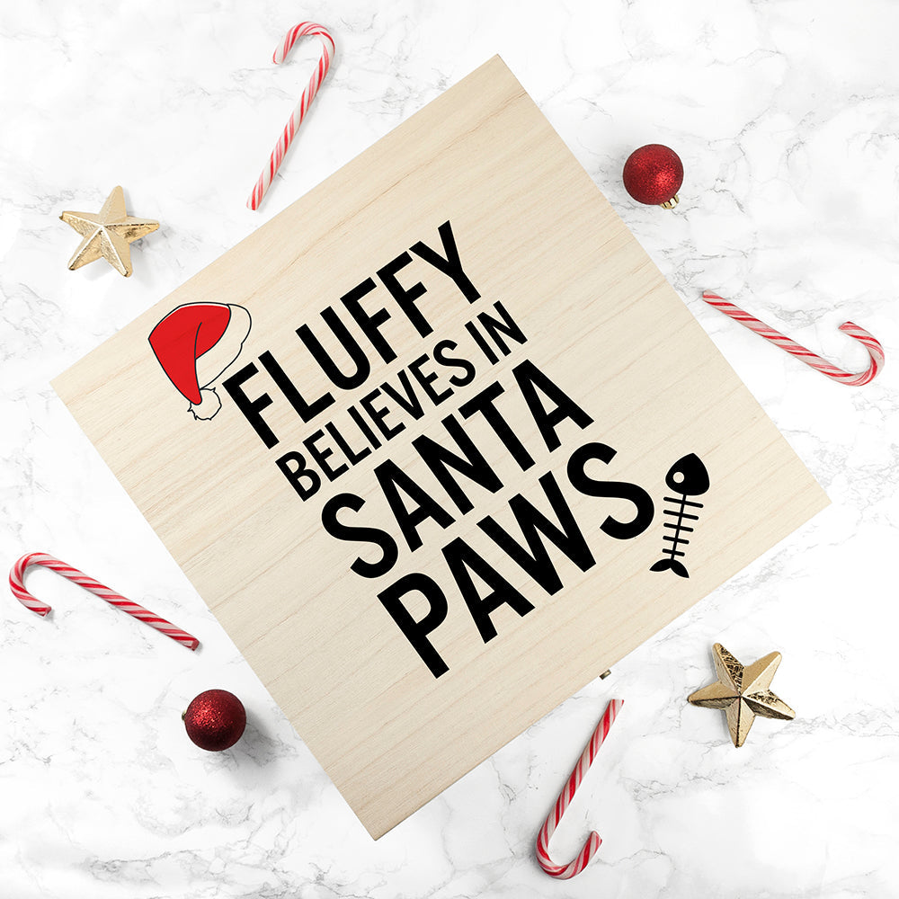 Personalised Pet Santa Paws Christmas Eve Box