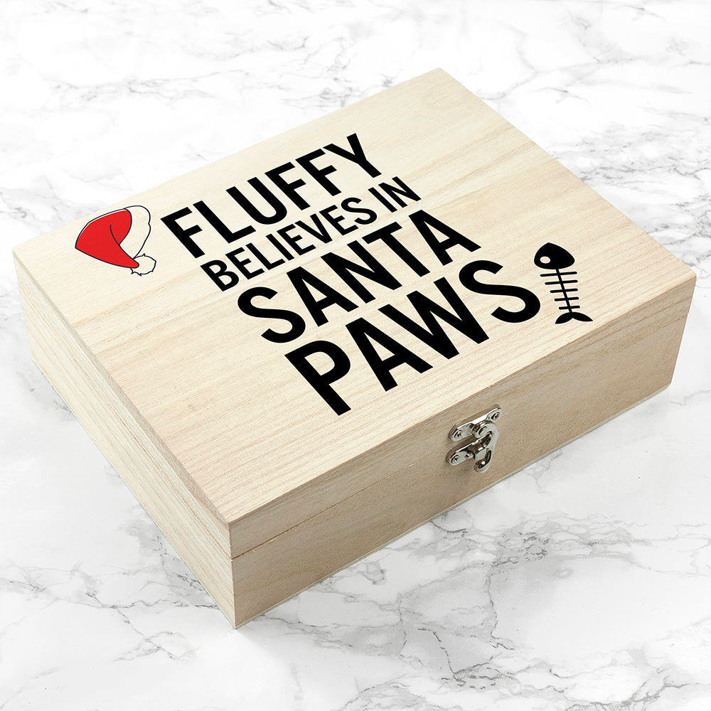 Personalised Pet Santa Paws Christmas Eve Box