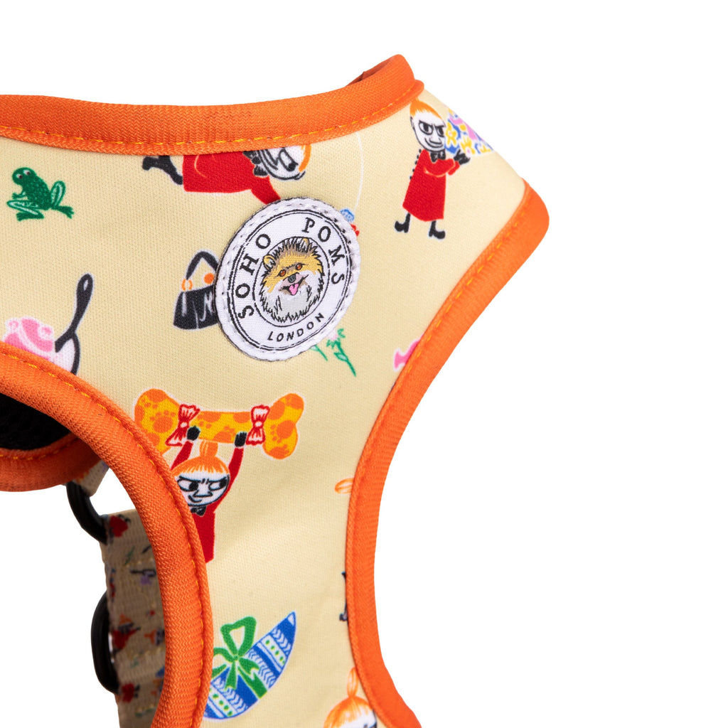 Yellow Sunrise Moomins Padded Dog Harness