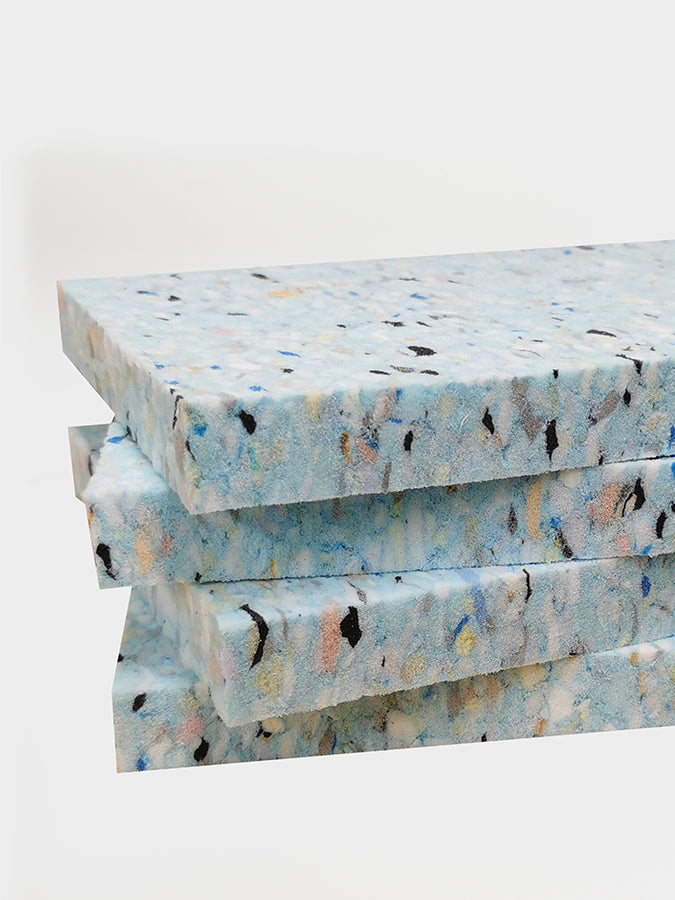 Recycled Chip Foam Yoga Block 1 Inch 4 Pack