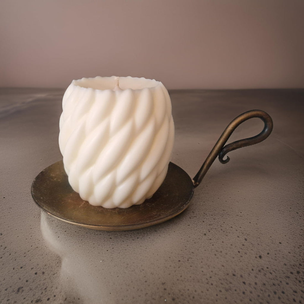 Natural Unscented Pillar Candles