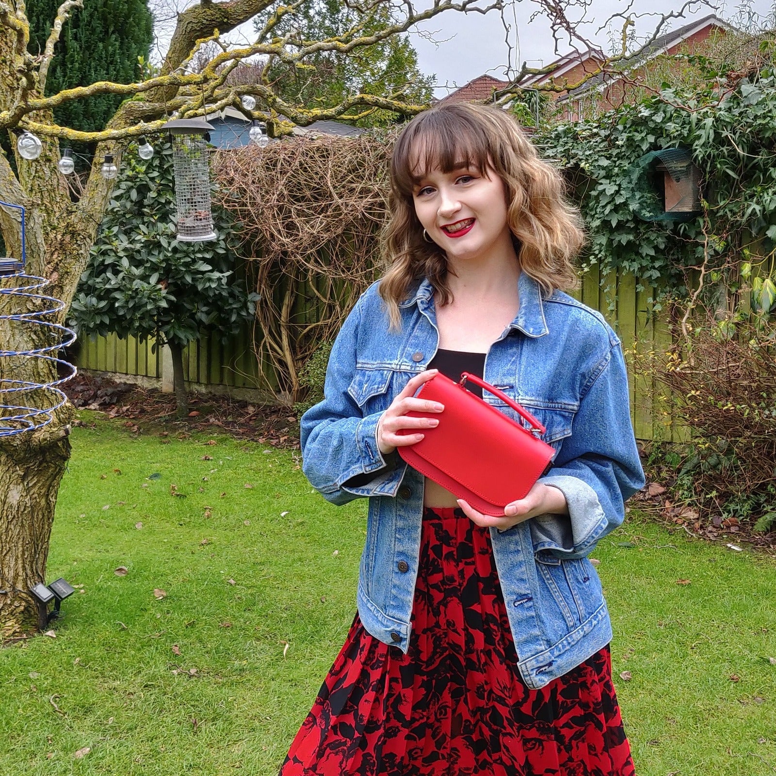 Aura Handmade Leather Bag in White