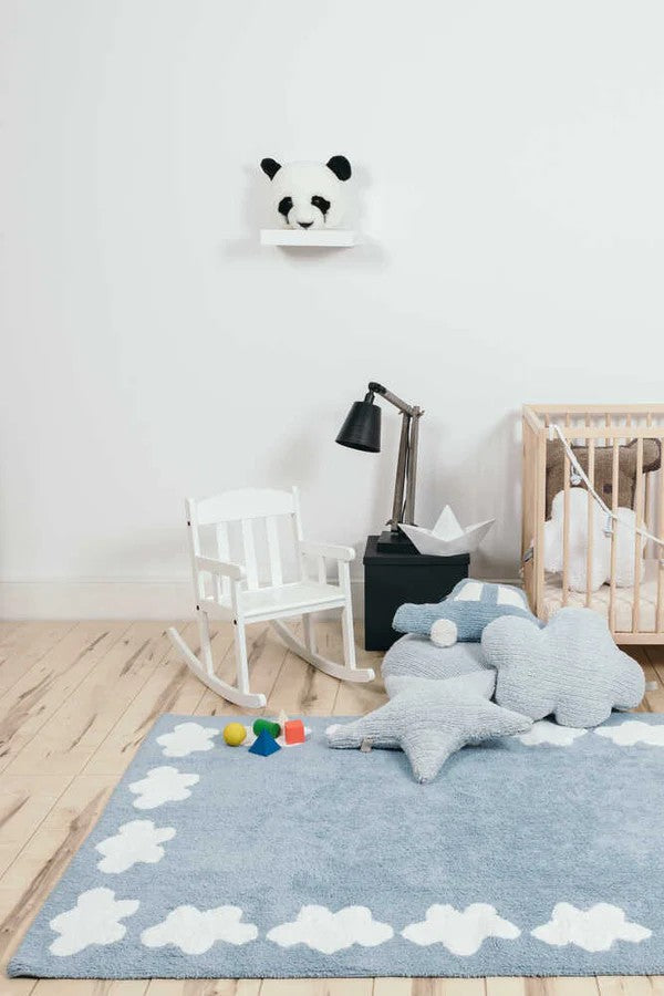 Transform Your Child’s Room with the Dreamy Cotton Cloud Throw Pillow by Lorena Canals at www.brixbailey.com