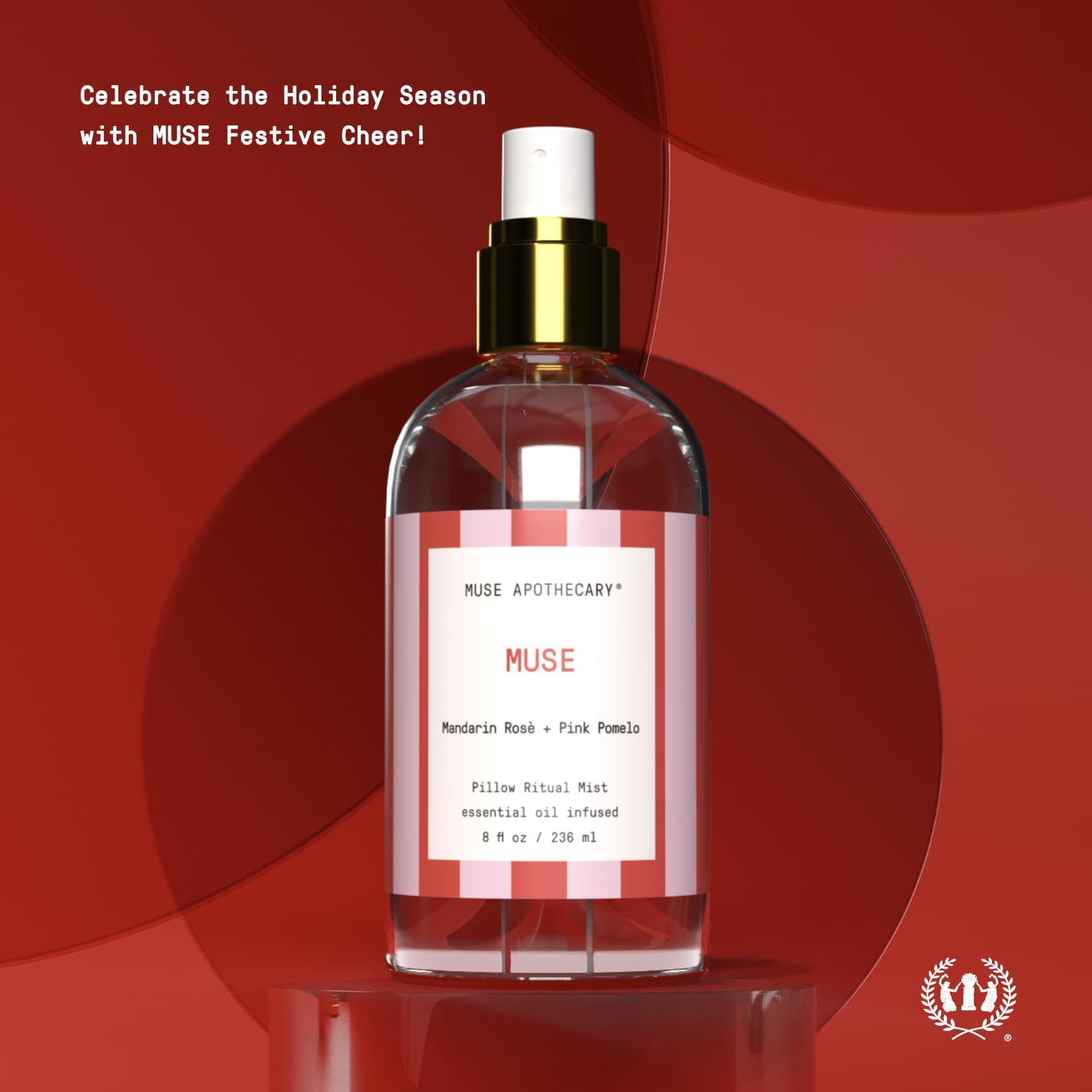 Pillow Ritual Aromatic Mist Mandarin Rose and Pink Pomelo 8 oz