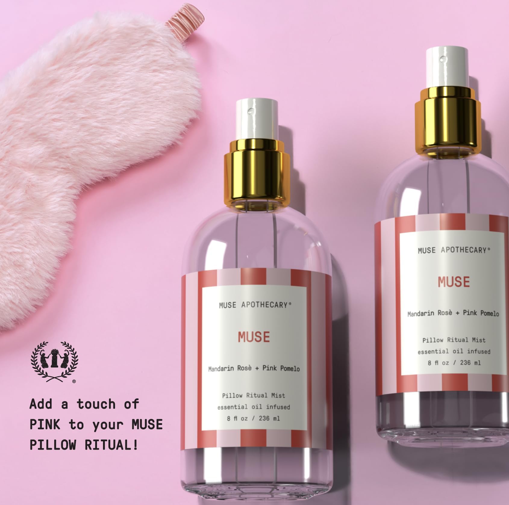 Pillow Ritual Aromatic Mist Mandarin Rose and Pink Pomelo 8 oz